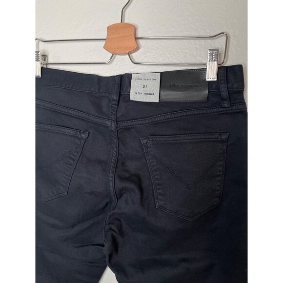 John Varvatos Mens  J701 BLACK WEFT Regular Fit  Jeans 31 Reg - Picture 8 of 12